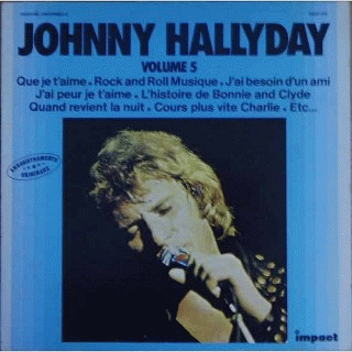 Johnny Hallyday : Le Disque d'Or - Volume 5